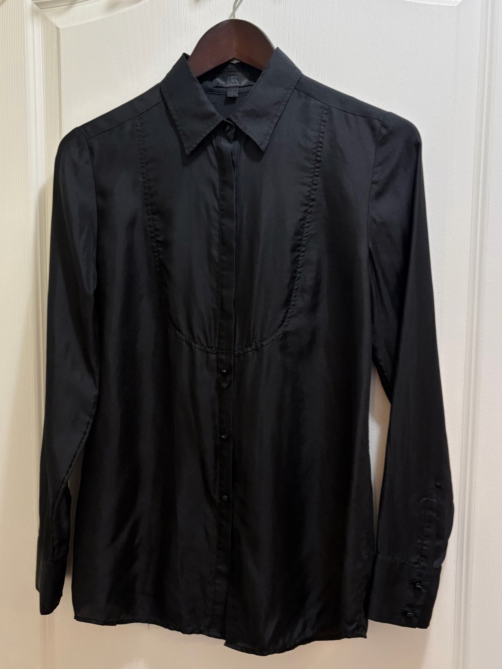 BR by Banana Republic 90’s Style Dress Shirt 100% Silk